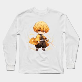 Chibi Sleepy Slayer Kimetsu no Yaiba Long Sleeve T-Shirt